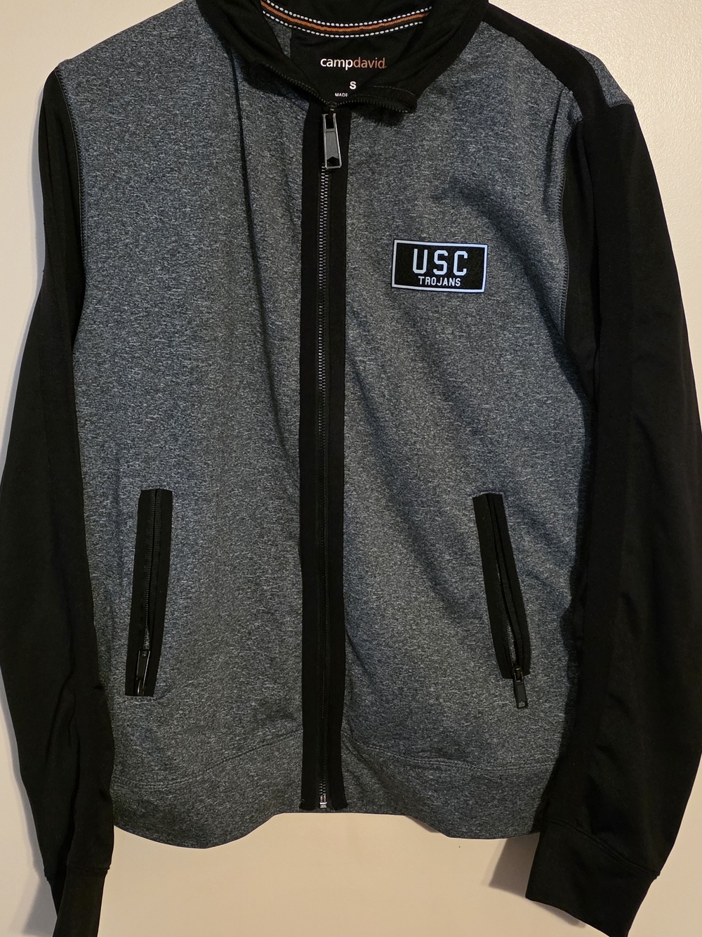 Men’s USC Trojans Gray & Black Full-Zip Jacket